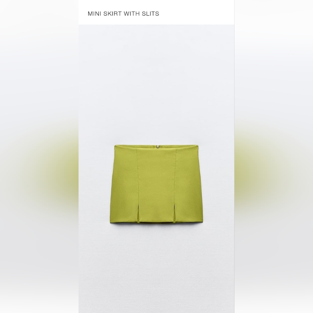 Zara mini skirt with slits
